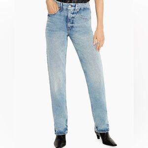 Good American Good Icon High Waist
Straight Leg Jeans INDIGO712 Size 4/27